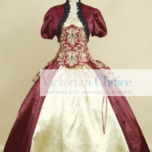 Victorian Bustle Ball Gown Royal 