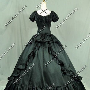 Black Victorian Gothic Dress, Gothic Steampunk Punk Costume, Morticia Addams Dress, Dark Fantasy Gown, Witch Halloween Costume for Women