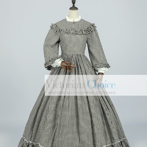 Victorian Gothic Horror Costume, Dickens Dress, Little Women