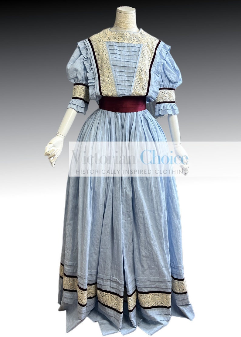 Edwardian Ladies Clothing – 1900, 1910s, Titanic Era     Edwardian Vintage Dress Downton Abbey Titanic Dress Vintage Tea Party Dress Theater Costume Vintage Fashion 1910s 1920s Dress  AT vintagedancer.com