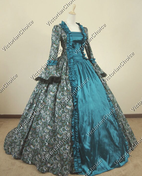 Renaissance Faire Lady Brocade Dress 