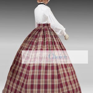 Victorian Dickens Faire 4PC Tartan Cape Dress, Little Women Pioneer ...