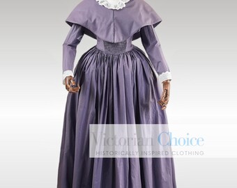 1880s Day Dress/made TO Order/victorian Day Dress/bustle Dress/1880s Day  Dress/old West Dress/frontier Dress/pioneer Dress