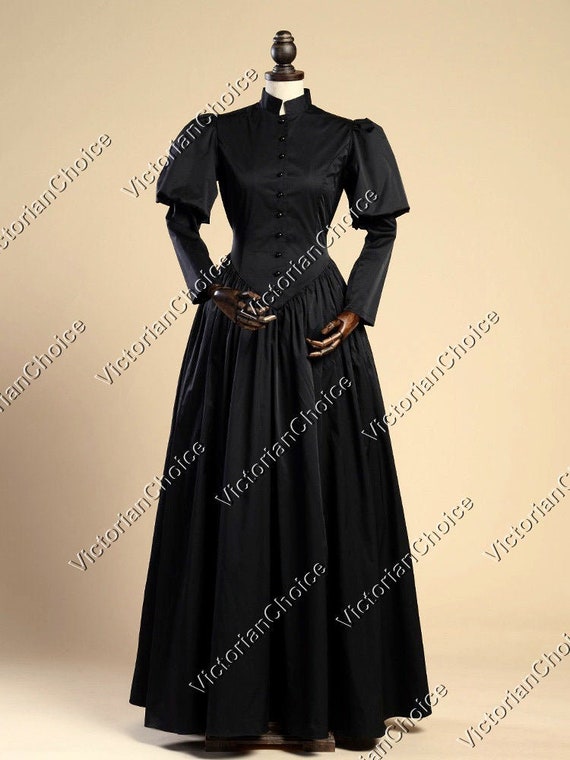 black victorian dress