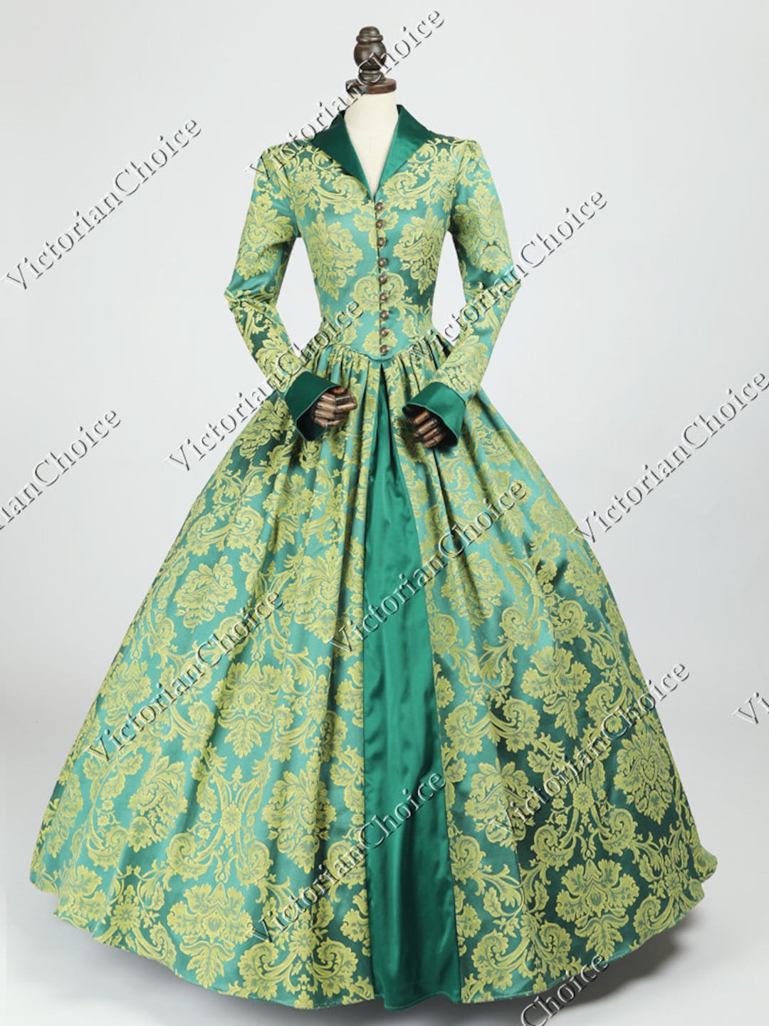 green emerald velvet dress Light Blue Alice in wonderland Dress vintage light blue victorian dress