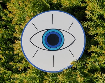The Protection Eye IL Malocchio Vinyl Sticker