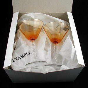 Contemporary Champagne Flutes WEDDING FLUTES Tuscan Black Tulip by Mikasa Circa 2004-2005 Sold as a Pair image 9