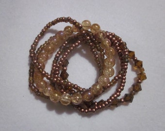 Brown Bracelet Set.