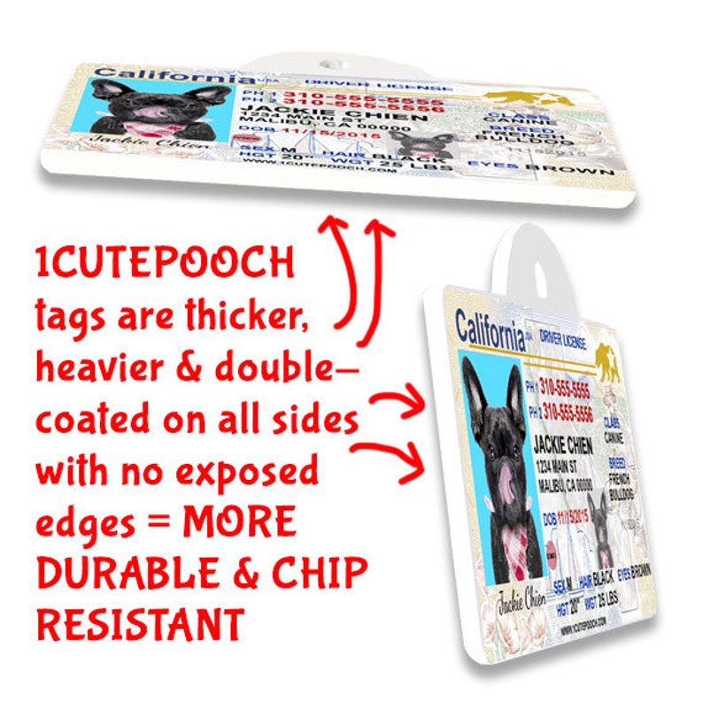 Tasmania Australia Driver License Custom Pet ID Tags Etsy