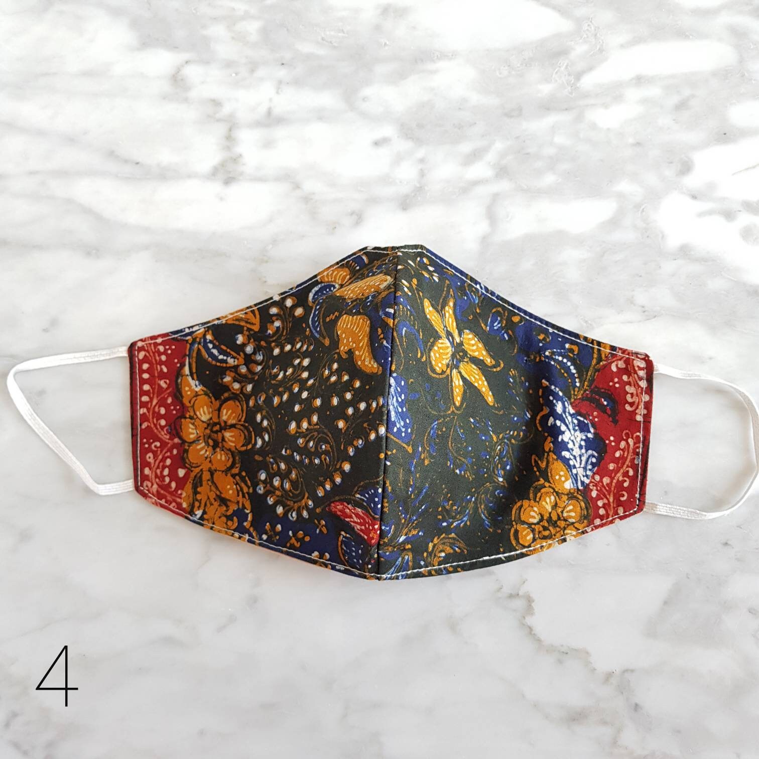 Indonesian batik face mask for man father day gift ethnic