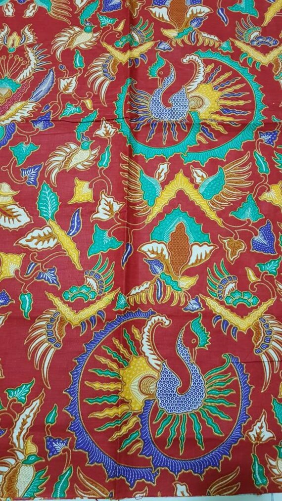 Indonesische sarong / wrap rok / batik muur opknoping | Etsy