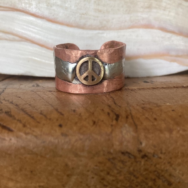 Fredsring, Fredsring i koppar, Boho Boho-smycken