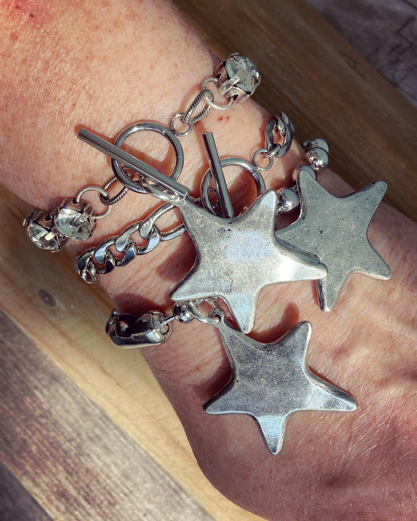 ♡STAR JEWELRY♡DOUBLE SCREWCHAIN BRACELET