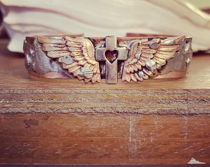 Keep the Faith Bracelet Cuff, Faith Over Fear Bracelet Cuff, Under His