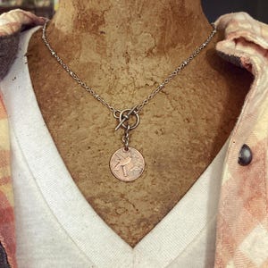 Kolibriemuntketting, vogelketting, muntsieraden, kolibriesieraden, ketting voor moeder