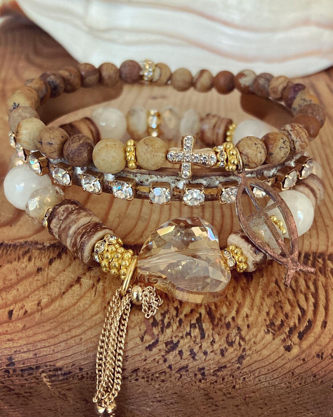 Faith Beaded Bracelet, Faith Over Fear Beaded Bracelet, Have Faith