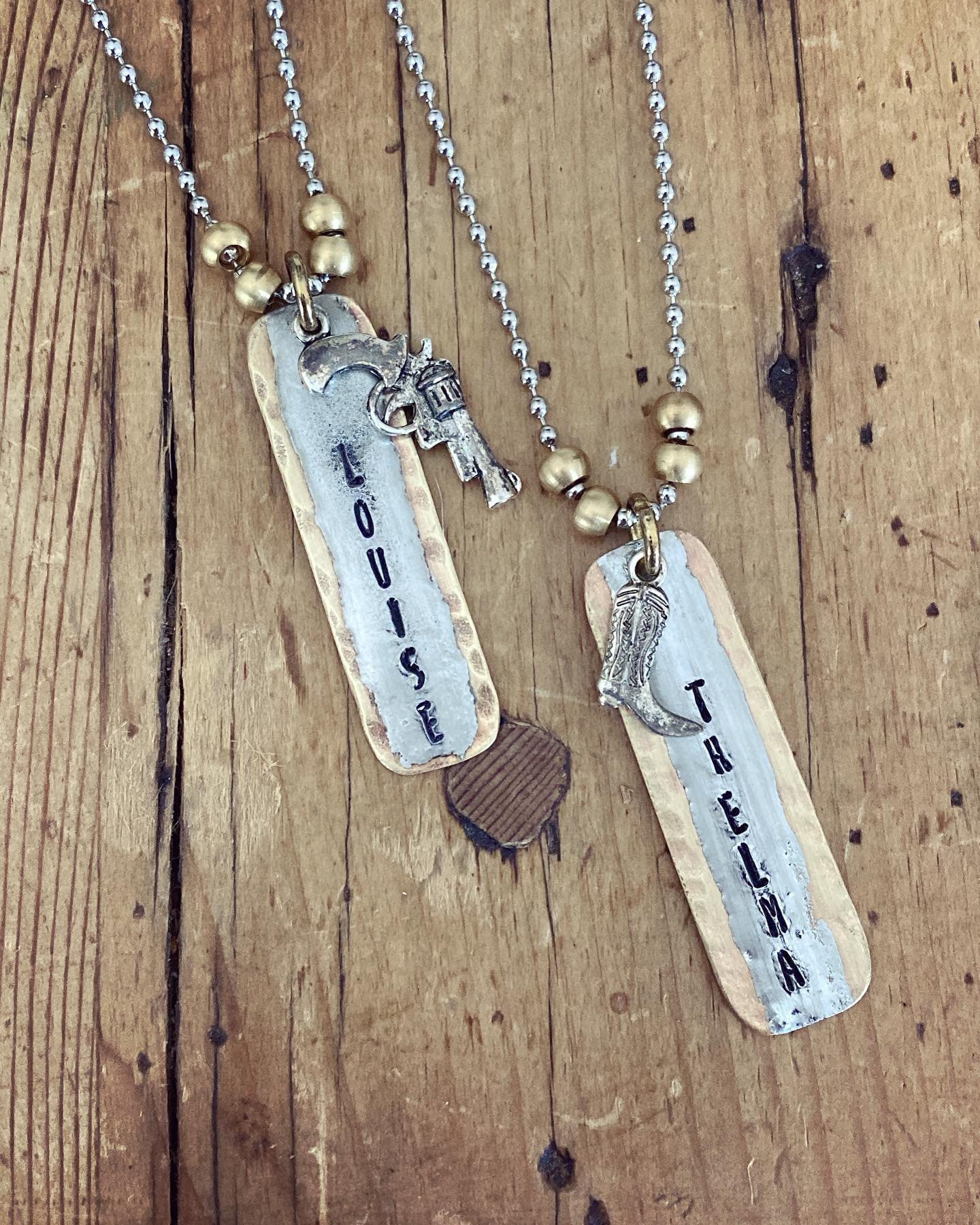 THELMA & LOUISE KEY NECKLACE - Junk GYpSy co.