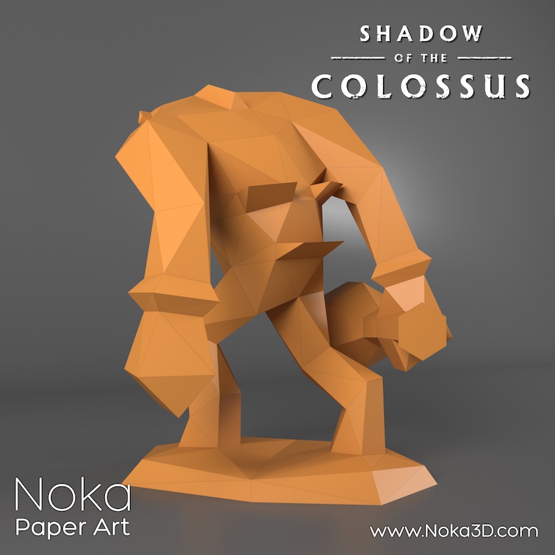 Shadow of the Colossus - VALUS 3D Papercraft Model. Downloadable DIY ...