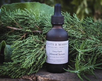 Deep Earth Mineral Serum for Scalp, Hair, and Beards