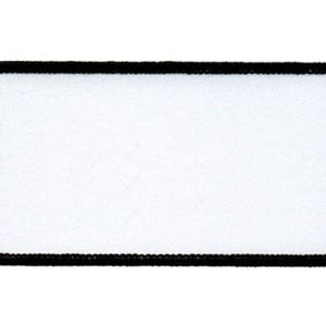 Rectangle Blank Patch 2 x 4 White Patch w/Royal