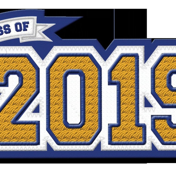 Class of 2024 Letterman Patch Etsy