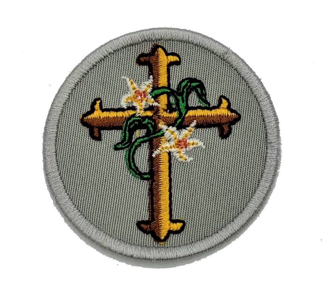4 Cross Patch Easter Cross Patch - Etsy