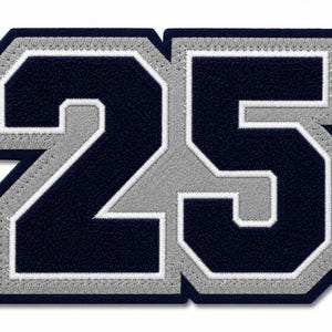 Number/Letters - Chenille Varsity Letterman Jacket Patch