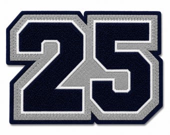 Number/Letters - Chenille Varsity Letterman Jacket Patch
