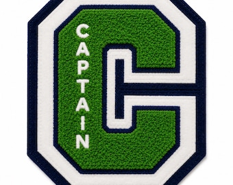 Captain - Chenille Varsity Letterman Jacket Patch