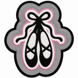 Ballet slippers - Chenille Varsity Letterman Jacket Patch