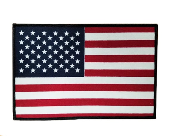 Emblema Barca Americana Toppa Ricamo Bandiera Yacht Ensign USA - Applicazione A Ferro Per Giacche E Borse Da Barca Toppa Cypress Collectibles Cyb-00876 - Foto 8