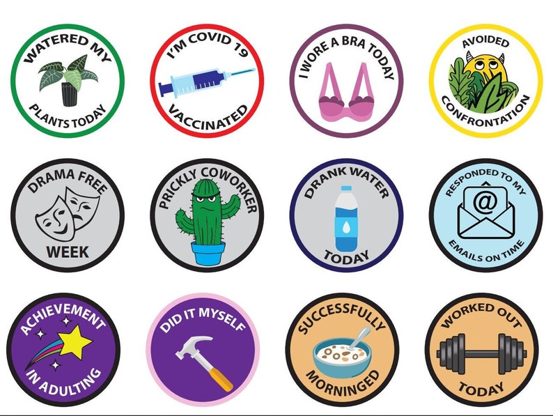 Adult Merit Badges FREE SHIPPING Etsy Australia