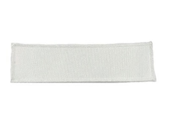 Blank Rectangle Patches 5.5x1.5 White