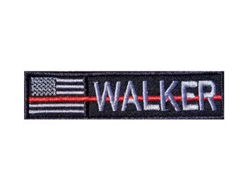 Custom Name Tag Thin Line Patch