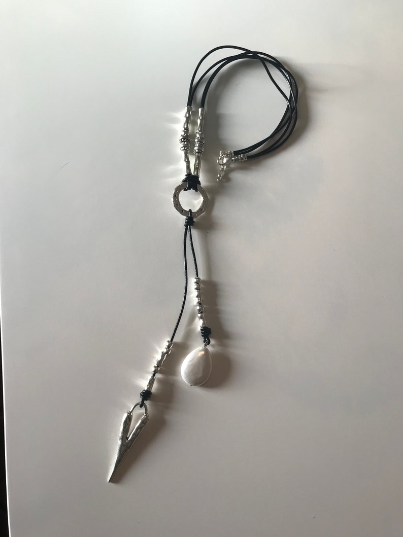 Leather Necklace B main image 1