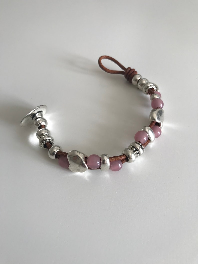 heart Bracelet woman beaded Accessoire knot leather Bracelet fashion heart for her gift Idea luck Bracelet Bracelet love