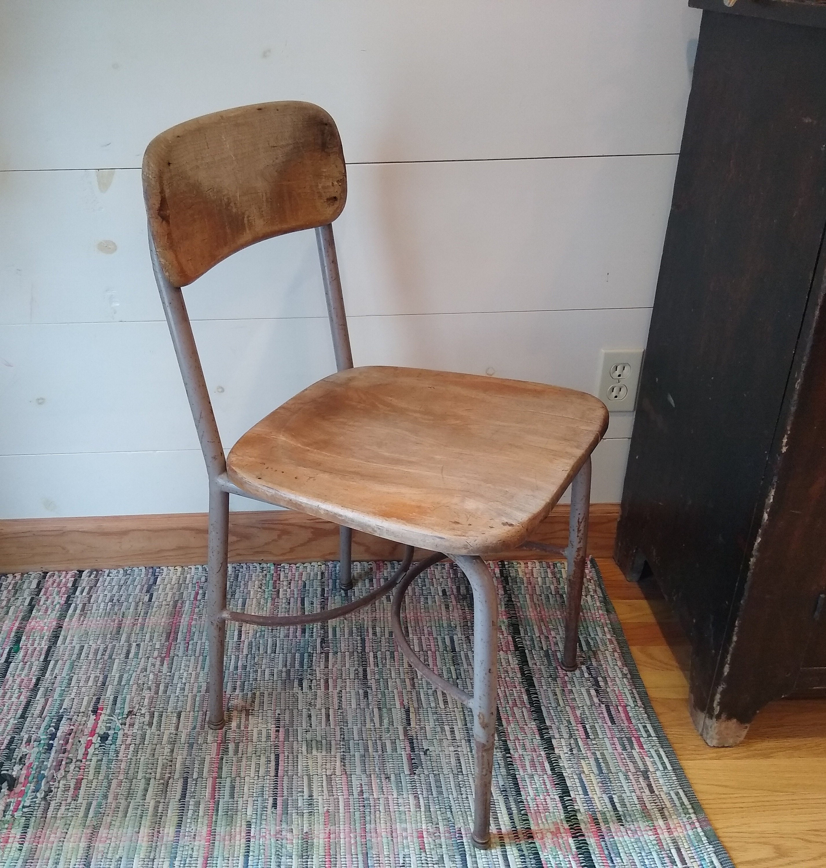 ヴィンテージ　スクールチェア 2色セット　Heywood Wakefield ヴィンテージ スクールチェア 2色セット Heywood Wakefield