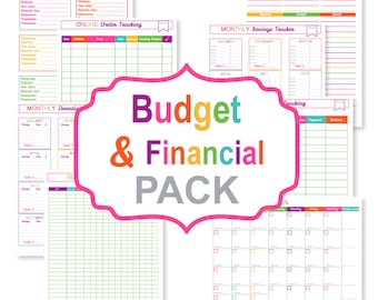 printable budget etsy