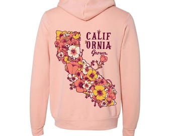 California Grown Peach Zip Hoodie California Grown Peach Zip Hoodie
