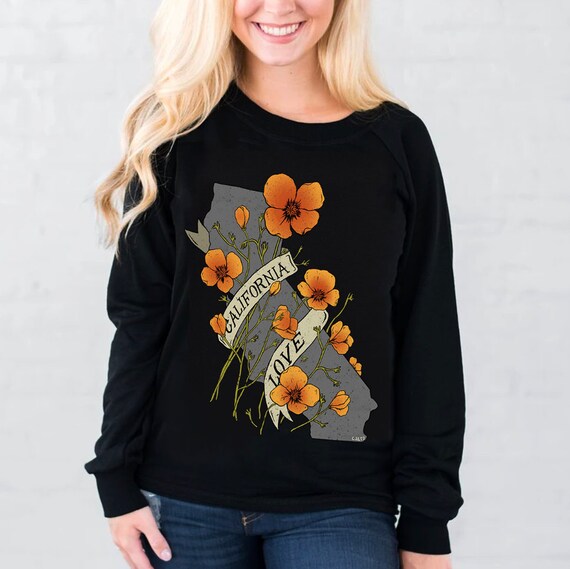 Poppies California Love Pullover Hoodie Poppies California Love Pullover Hoodie