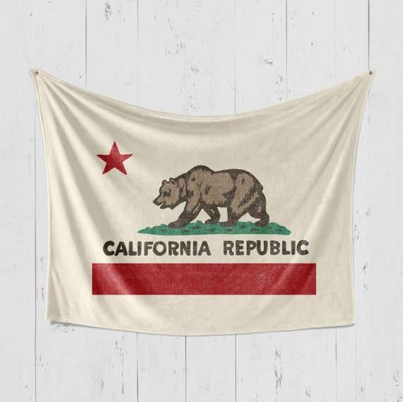 California Redwoods Flag Blanket California Redwoods Flag Blanket