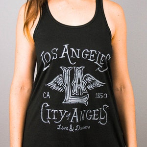 City of Angels Black Racerback