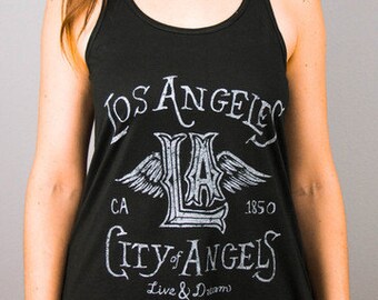 City of Angels Black Racerback