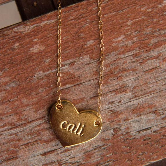 Gold Cali Heart Gold Cali Heart