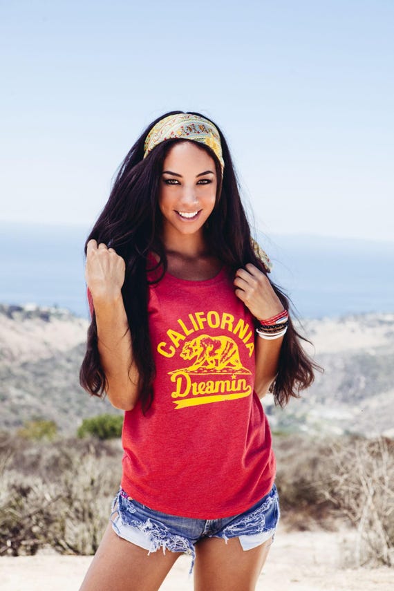 California Republic State Flag Flowy V-Neck Dolman California Republic State Flag Flowy V-Neck Dolman