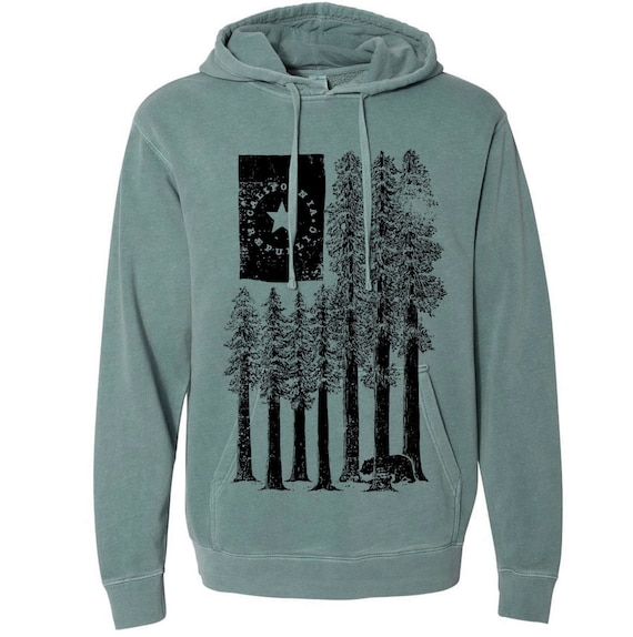 California Star Flag Pullover Hoodie California Star Flag Pullover Hoodie
