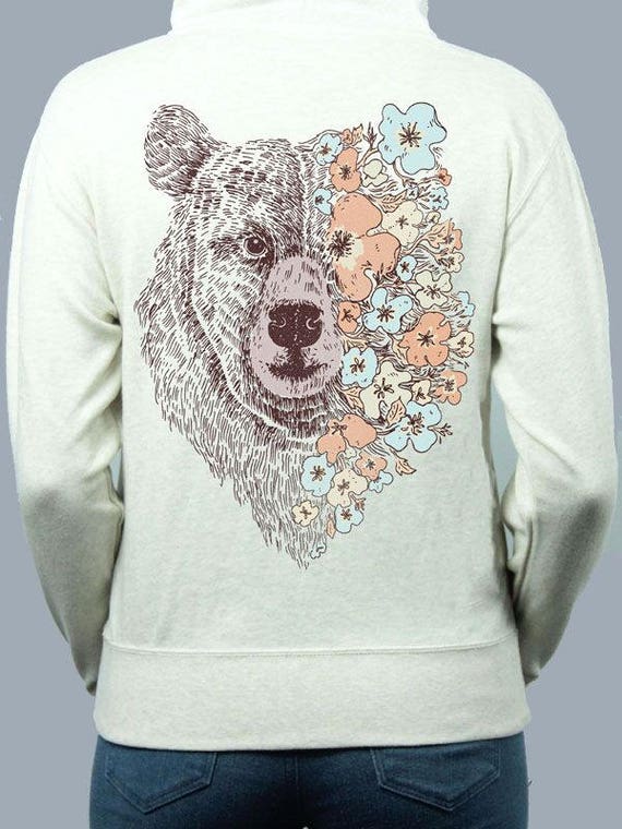 Bear Poppy Blossom Hoodie Bear Poppy Blossom Hoodie