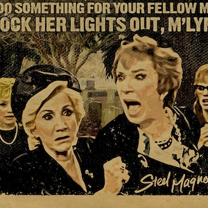 I slapped Ouiser Boudreaux! from Steel Magnolias. Shirley MacLaine. Olympia Dukakis. Sally Field. Daryl Hannah. Julia Roberts