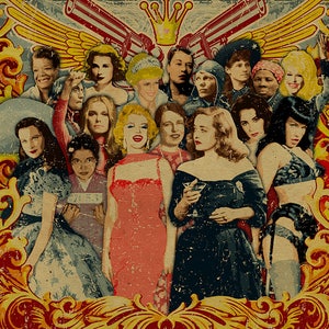 Poster Les femmes bien élevées entrent rarement dans l'histoire. Papier kraft 12 x 18. Art. Impression. Marilyn Monroe. Bette Davis. Bettie Page. Scarlett O'Hara.