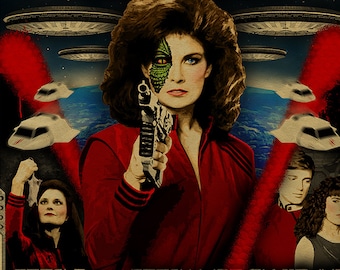 V Poster. Visitor. Victory. Mini-Series. Final Battle. TV. SciFi. ScyFy. Comic Con. Campy. Lizard. Reptile. Diana. Jane Badler.